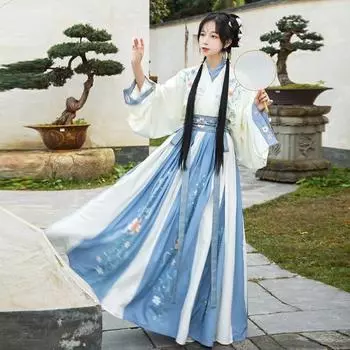 Китайский костюм феи Ханфу в стиле династий Вэй и Цзинь