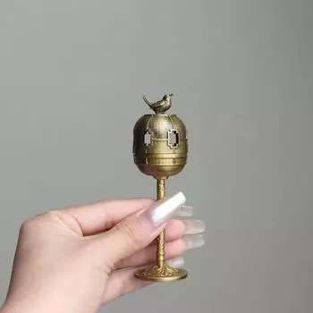 Китайский креативный сплав курильница украшение антикварная курильница из сандалового дерева чайная церемония украшение для внутренней благовония курильница