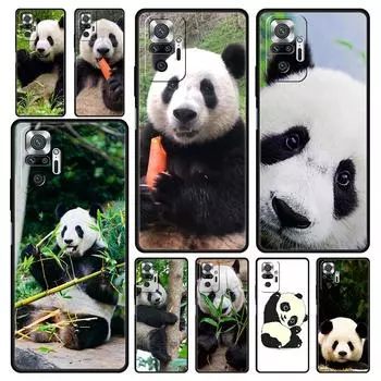 Китайский медведь панда животное роскошный чехол для телефона для Xiaomi Redmi Note 12 11 10 Pro Plus 9S 9 8 7 9T 8T 9C 9A 5G K40 игровой чехол Redmi 9C