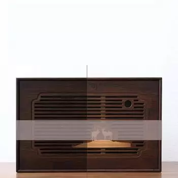 Китайский натуральный бамбуковый чайный поднос для хранения воды, чайный набор кунг-фу, бытовая прямоугольная чайная доска, китайский лоток для хранения чая Small