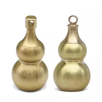 Китайский натуральный фэн-шуй латунная тыква буддийский удачи домашний орнамент декор