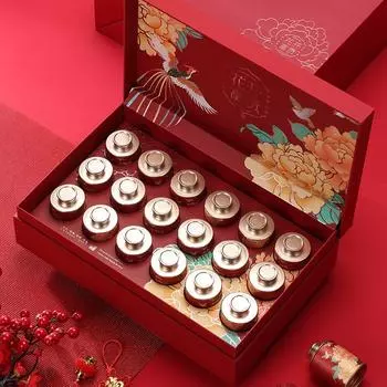 Китайский новогодний подарок, черный чай, чайный подарок Jinjunmei, элитная подарочная коробка, маленькая консервированная новинка, чайный подарок, подарок Black tea 180g