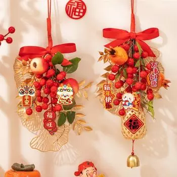 Китайский Новый год 2025 Подвесные подвески Украшения на китайский праздник весны Украшения на год Змеи Украшения для дома Декор для вечеринки