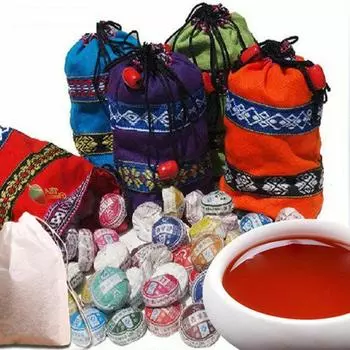 Китайский органический черный чай Топ 10 видов чая пуэр Мини сырой чай пуэр Здоровая пища