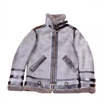 Китайский размер теплая зимняя шуба мужская натуральная овчина овечья меховая куртка подлинная овчина M