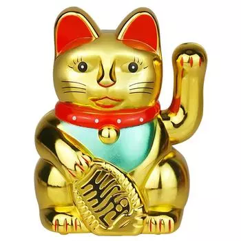 Китайский счастливый кот, солнечный кот, манящий удачу, автоматический машущая кошка, милый счастливый кот, ремесло, искусство, домашний магазин, отель, магазин, украшение золотой