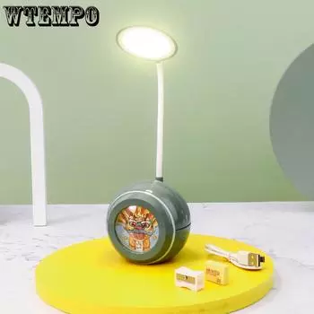 Китайский шик мультфильм настольное украшение мини настольная лампа защита глаз чтение обучение настольная лампа 1
