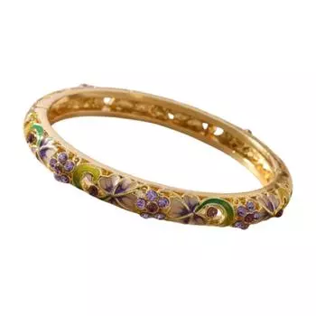 Китайский старинный браслет Cloisonne двойной браслет женский браслет на руку ювелирные изделия подарки