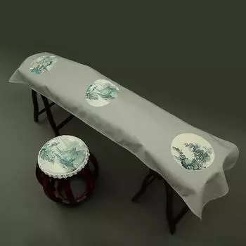 Китайский старинный стиль 163-165 см элегантный чехол гучжэн пылезащитный чехол край классический литературный фортепиано орган клавиатура мебель чехол