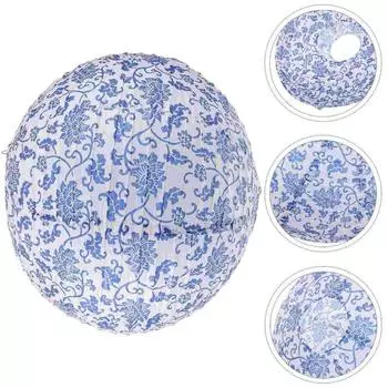 Китайский стиль бумажный фонарь печатный фестиваль принадлежности украшение подарок подвесной бумажный шар свадьба синий