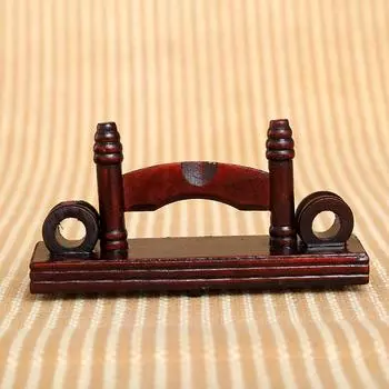 Китайский стиль, деревянная/шелковая/бумажная/кружевная складная подставка для вентилятора, держатель основания дисплея красный