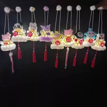 Китайский стиль DIY фонарь комплект бамбуковый светодиодный фонарь ручной работы светящийся фонарь родитель-ребенок DIY поделки