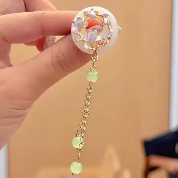 Китайский стиль Guochao ретро темперамент персонализированная брошь Ruyi креативный универсальный корсаж высококачественный кулон Cheongsam креативная булавка