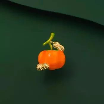 Китайский стиль Хорошая хурма случай брошь высокого класса женский хурма жуйи корсаж маленький воротник креативная одежда вырез фиксированная пряжка