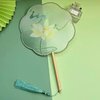 Китайский стиль Китайская вышивка Веер Ручной Туан Веер Свадебный Групповой Веер Реквизит для Фотосессии 8