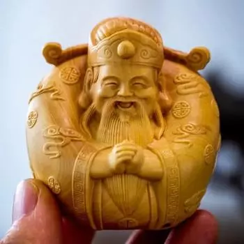 Китайский стиль натуральное дерево резные фигурки скульптуры предметы интерьера офисы фен-шуй статуи украшения