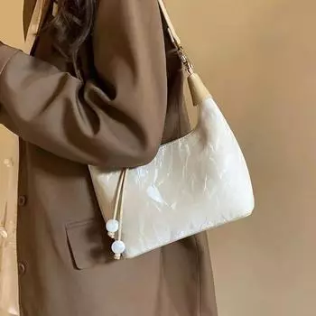 Китайский стиль ручная сумка женская винтажная искусственная кожа ручка хобо сумки кошелек женский ретро элегантная сумка-мессенджер эстетика