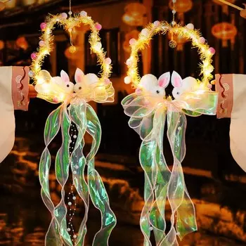 Китайский стиль Середина осени Медуза Фонарь Ручной светящийся фонарь для женщин/девочек StyleG