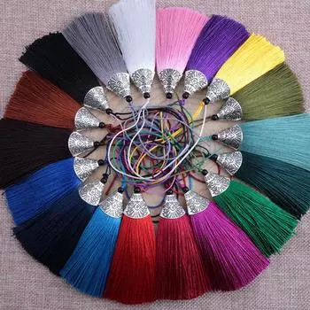 Китайский стиль шелковая кисточка брелок ручной работы сумка кулон украшения автомобиля небольшие ювелирные изделия