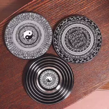 Китайский Тайцзи Багуа вращающийся компас фэн-шуй из алюминиевого сплава китайские товары для мастеров, благословение удачи, украшения для домашнего декора