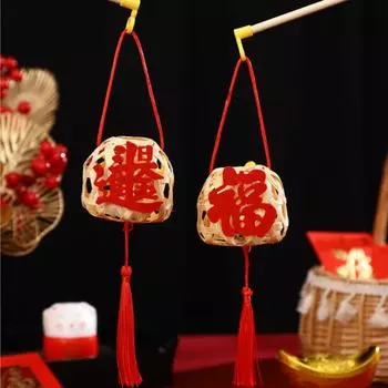 Китайский традиционный фонарь своими руками, светодиодный светильник, праздничный фонарь, украшение из бамбука, плетеный B