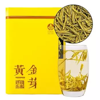 Китайский зеленый чай Huang Jin Ya Golden Buds Green Tea One Bud Two Leaves 250gcan 250g