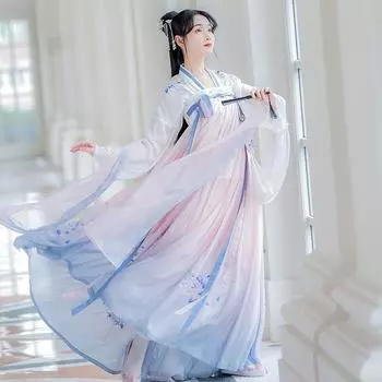 Китайский женский костюм феи ханьфу L