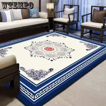 Китайский журнальный столик для гостиной, ковер, домашний коврик большой площади для входа, машинная стирка, нескользящий коврик для входной двери, коврик для ванной комнаты