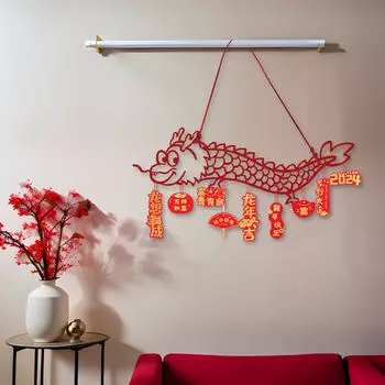 Китайское подвесное украшение, подвеска в виде восточного дракона, украшение для весеннего праздника для кабинета, Style A