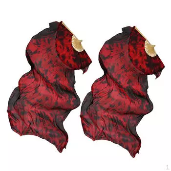 Китайское шоу с вуалью для танца живота Orange