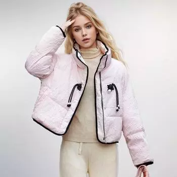 Китайское женское зимнее утепленное полупальто популярно в этом году зимой, маленький мужской дизайн хлеба в стиле колледжа S хаки