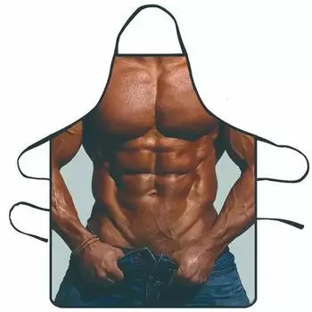Kitchen Apron Funny Chef Cooking Gag Gift Creative Funny Baking Party Aprons for Men Women OneSize