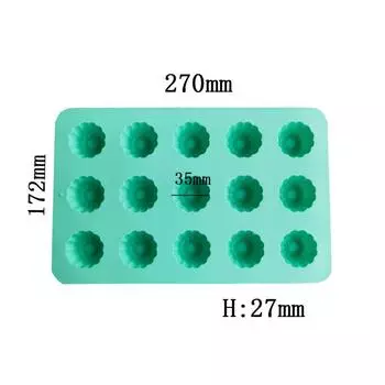 Kitchen Baking Tools Ease Of Use Food Grade Silicone Fun Creative Cake Decoration 3d Cookie Mold Silicone Durable 3d Mold Stereo кирпич красный