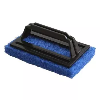 Kitchen Bathroom Toilet Cleaning Glass Cleaning Brush Wall Window Sponge Bath Hand K9H2 blue-1pcs
