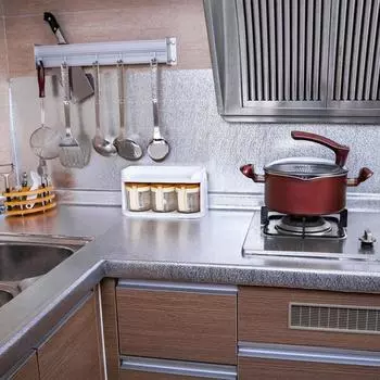 Kitchen Cabinet Storage PVC 40cmX1/3/5/10/20m Anti Oil Sticker Self-adhesive Moisture-proof Aluminum Foil and Tin Foil Painting 40cmX1m