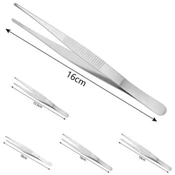 Kitchen Churrasco Tool Food Tweezer Beef Clip BBQ Barbecue Tongs 12.5/14/16/18cm 14cm