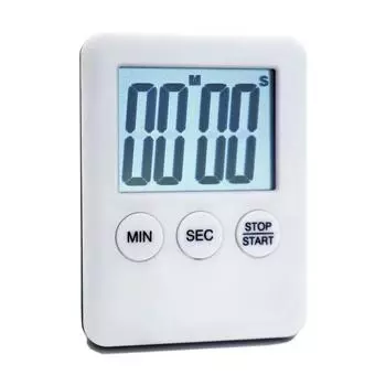 Kitchen Cooking Timers Magnetic LCD Digital Screen Timer Alarm Clock Loud for Cooking Baking Sports Games красный