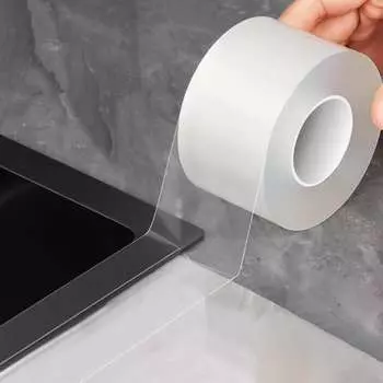 Kitchen Corner Tape, Mildew Resistant Tape, Gap Tape, No Glue Remaining, Reusable Material, Kitchen Waterproof Tape, Stain Resistant Tape, High Temper