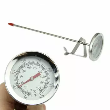 Kitchen Digital BBQ Food Thermometer Barbecue Pointer Type Portable Stainless Steel Light Cooking Thermometer For Meat Cake Bake