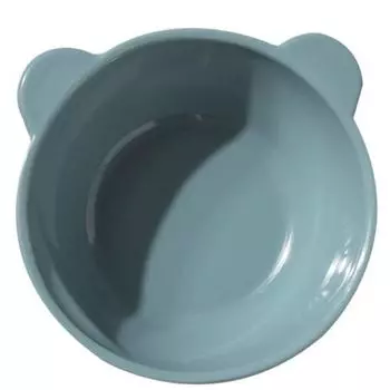Kitchen Factory, пастельная силиконовая миска для детского питания с мишкой, нефритовый зеленый, 1 шт., Популярные корейские товары для родителей