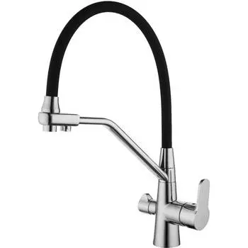 Kitchen Faucet D k Rhein marx da1391901 With Connection To The Filter Flexible Spout Chrome