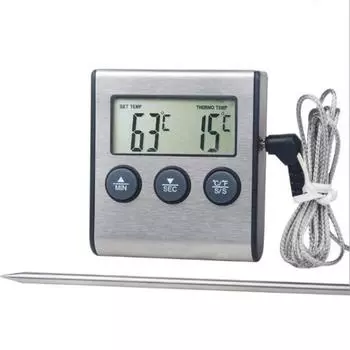 Kitchen Food Thermometer Timer