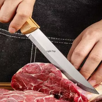 Kitchen Fruit Vegetable Knife Multi-Purpose Meat Cleaver Boning Knife Stainless Steel Household Fruit Slicing Knife for Cooking