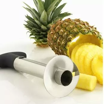 Kitchen Gadgets Pineapple Slicer Peeler Cutter Parer Knife Stainless Steel Kitchen Fruit Tools Cooking Tools Kitchen Accessories зелёный