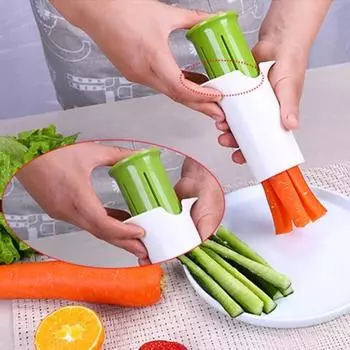 Kitchen Household Small Stainless Steel Vegetable Slicer Creative Fruit Vegetable Cutting Machine Cucumber Shredding Accessory