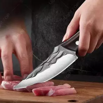 Kitchen Knife Meat Cleaver Boning Knife Handmade Forged Knife Fish Knife Fruit Knife Stainless Steel Butcher Cleaver Knife
