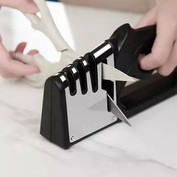 Kitchen Knives Diamond Ceramic Stone Professional Knife Sharpener Tools For Scissors Sharpening Stone Messenslijper Whetstone 21x3.2x6.8cm серебряный