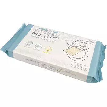 Kitchen Magic Regular 25 Pieces Disposable Dishwashing Sheet with Detergent Q-FLA