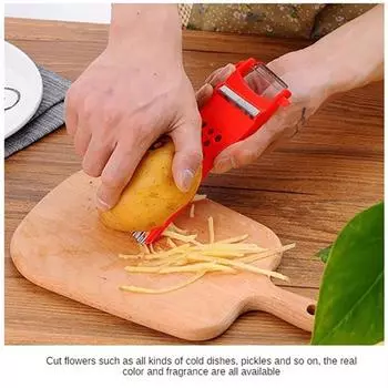 Kitchen Multi-Function Vegetable Fruit Peeler Grater Hand Slicer Double Head Cutter Cucumber Carrot Potato Knife Home Gadgets