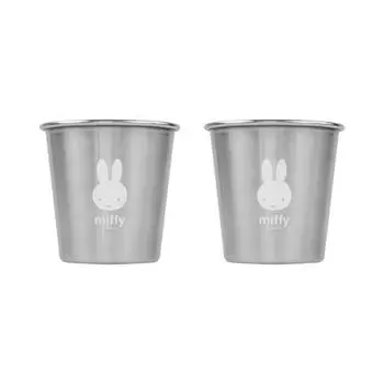 Kitchen Oil Laser Нержавеющая сталь Miffy Simple Cup 230мл, 2 шт.